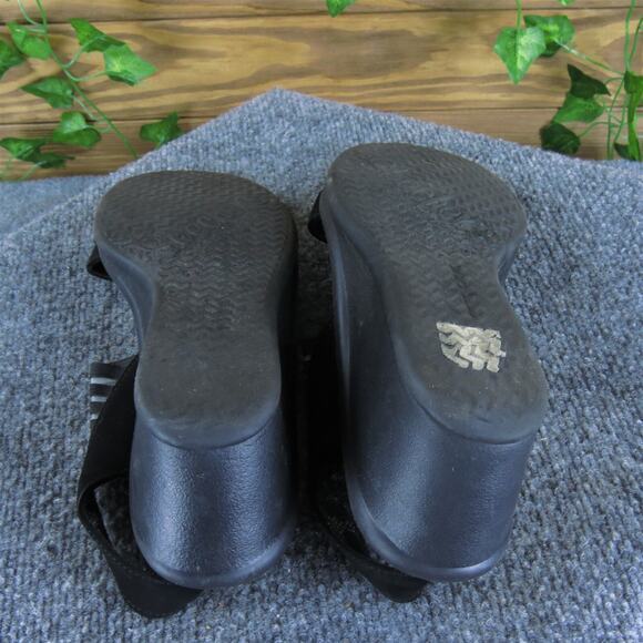 Skechers Women's Memory Foam Ankle Strap Black Synthetic Sz 9 Medium Used 2025 - Picture 5 of 6